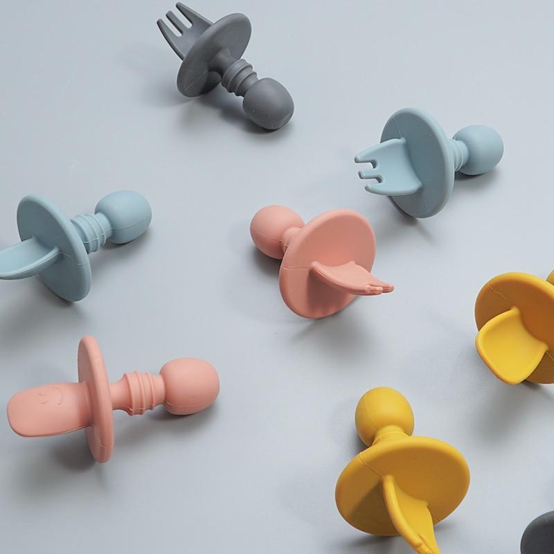 CuttieSpoon™ | Cuillère et fourchette pour bébé | Maman - Merveille de Bébé