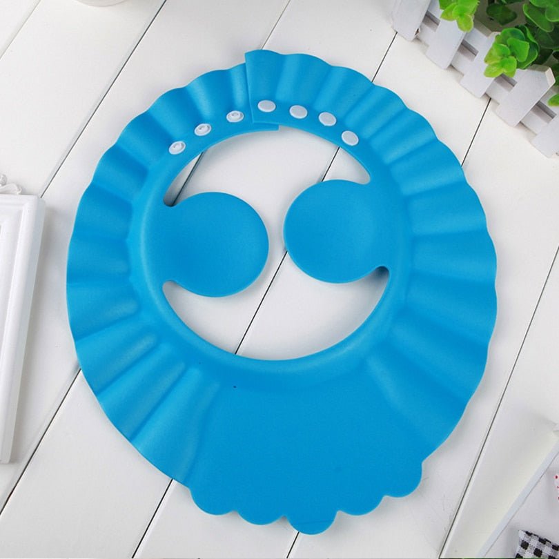 Visière chapeau pour douche bébé I ShampooCap™ - Merveille de Bébé